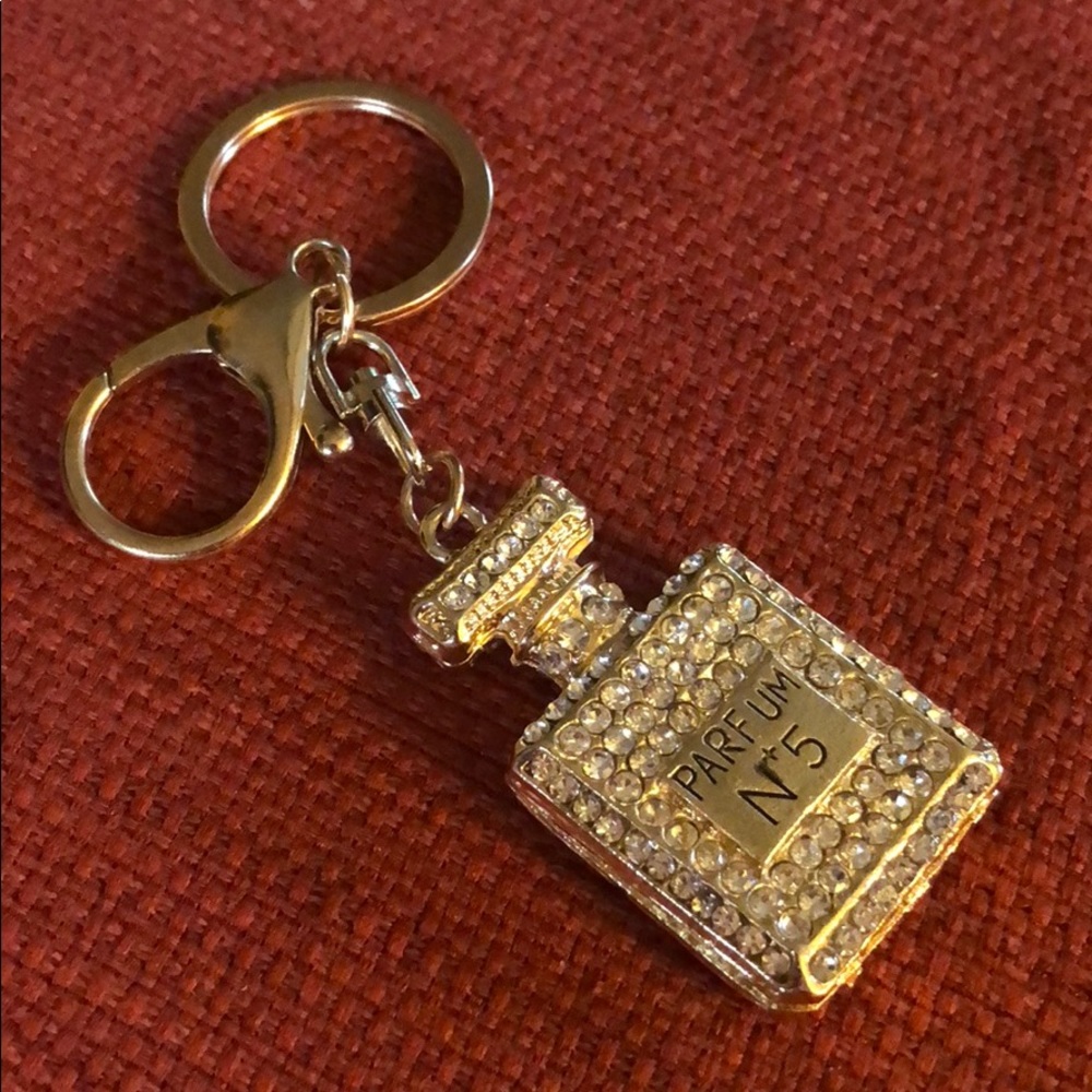 Perfume Bottle Keychain/Purse Charm.